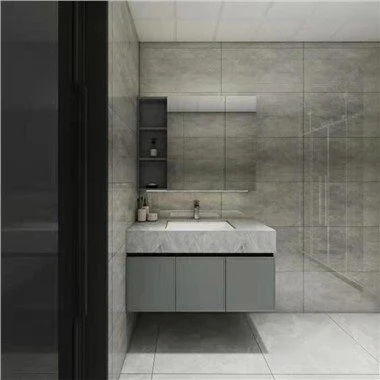 Mobile da bagno in alluminio