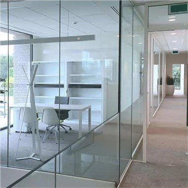 Porta in vetro battente senza telaio