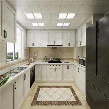 Armadio da cucina completamente in alluminio