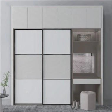 Armadio in alluminio finto legno