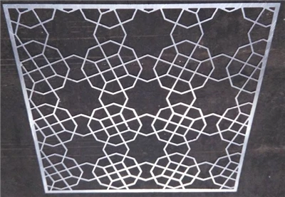 Decorazione decorativa per copertura murale in alluminio